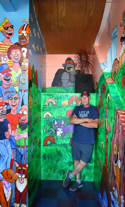 Big Mouth Donuts, Hell's Kitchen Mural 4 and Artist 07-11-2018