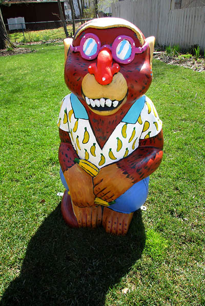 Year of the Monkey Sculpture 2016