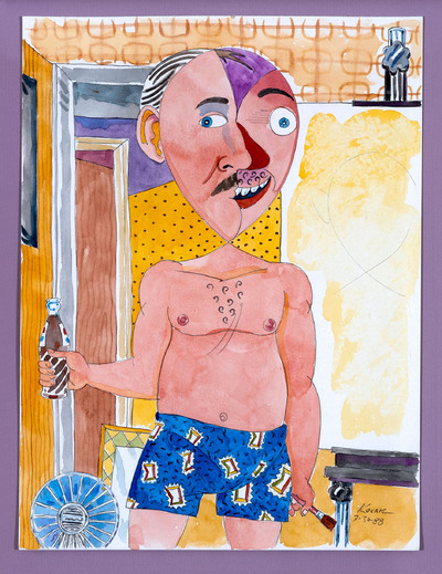 Self Portrait with Neo-Geo Short 1987